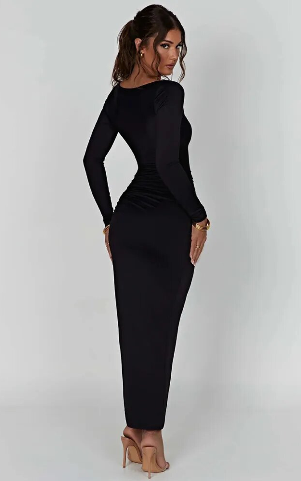 Robe Corset à Col Carré