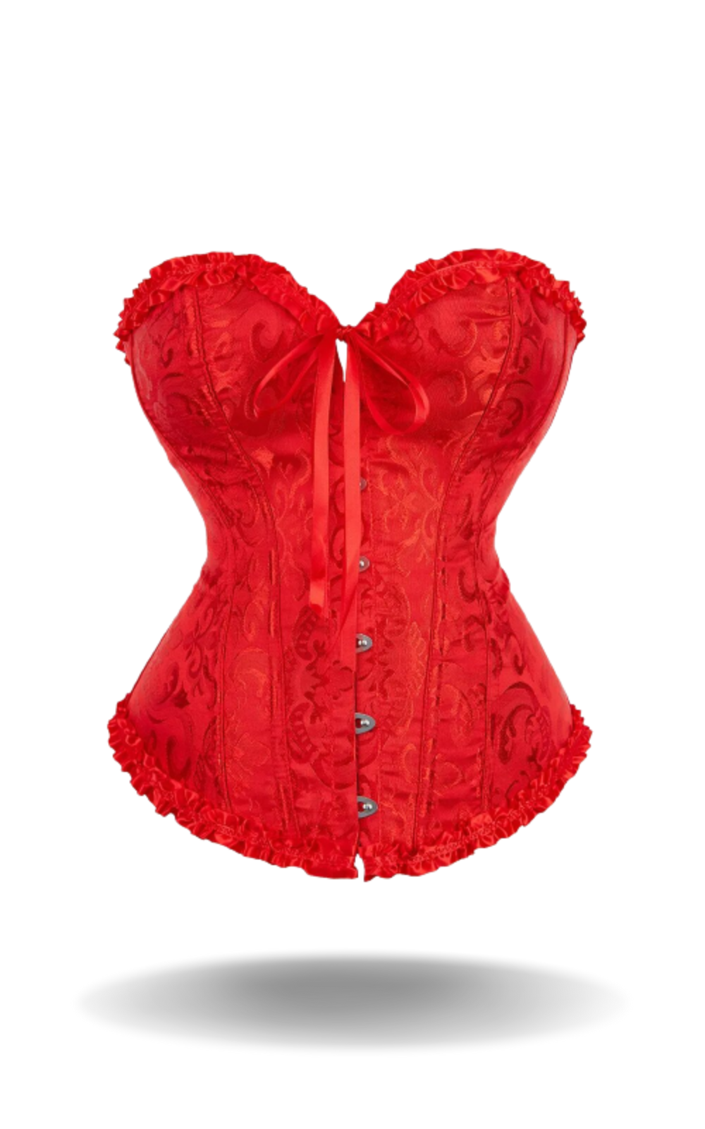 Bustier Corset à Dentelle Florale
