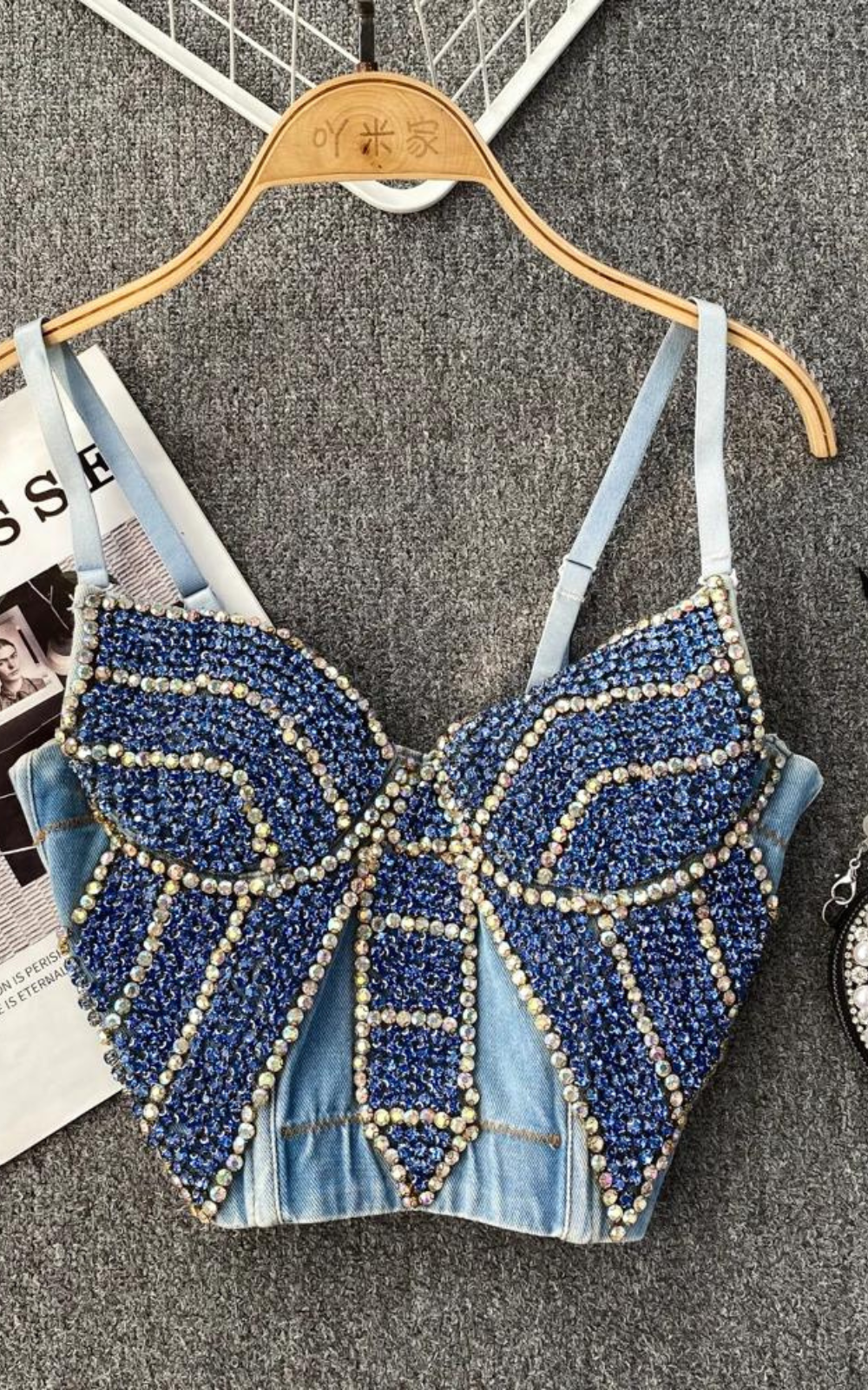 Corset en Jean Papillon