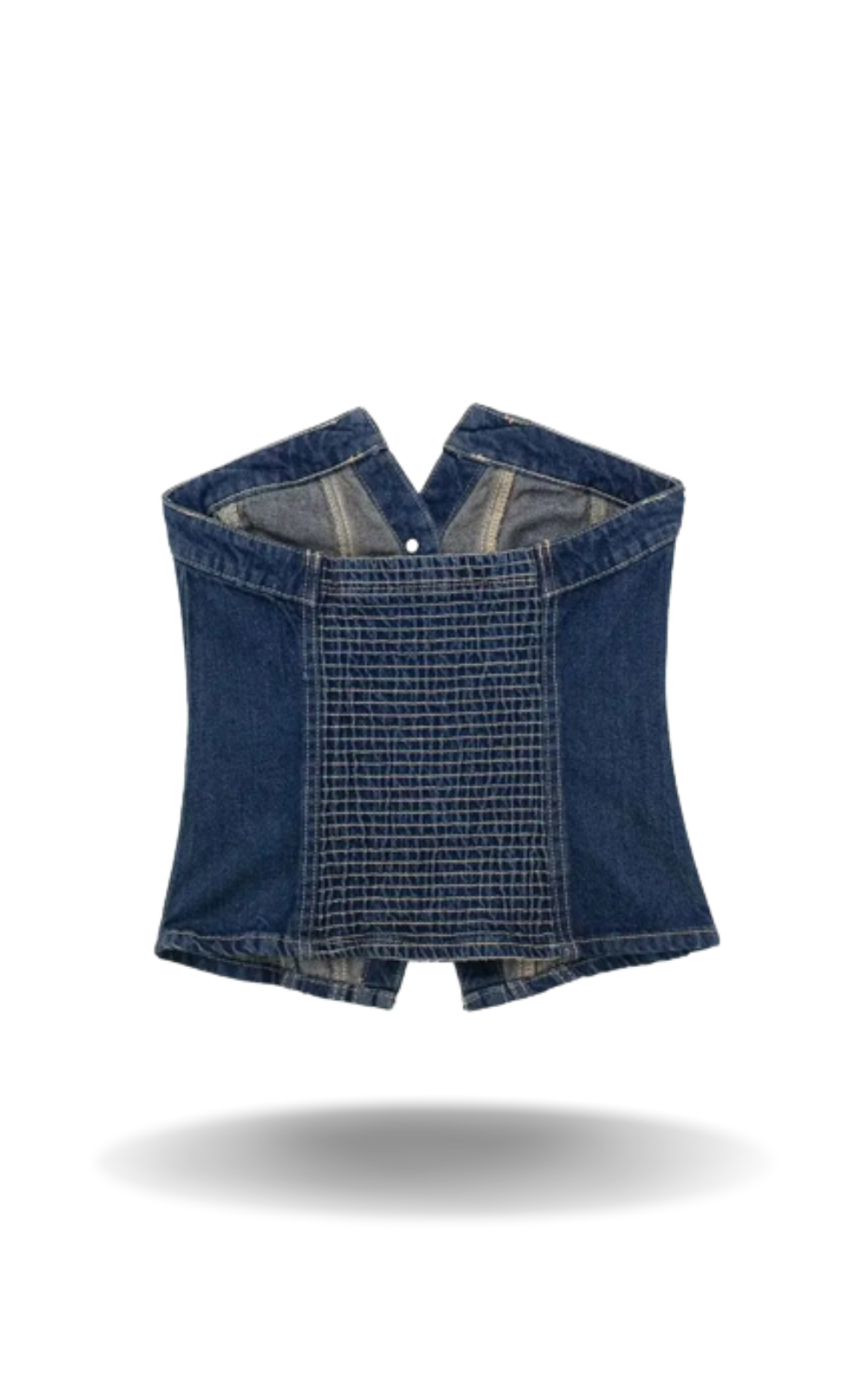 Corset Jean à Boutonnage Simple