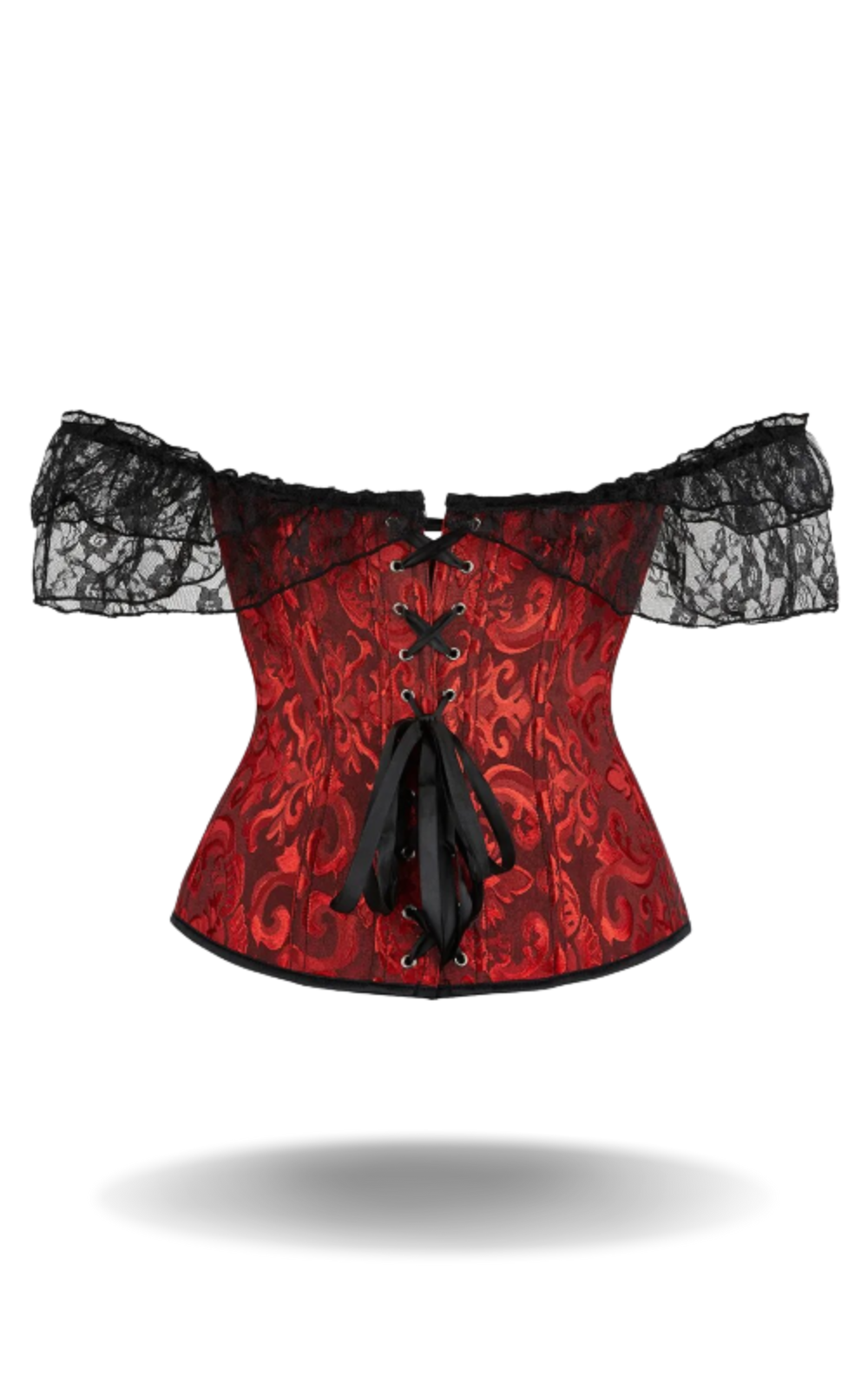 Bustier Corset Pirate à Motif