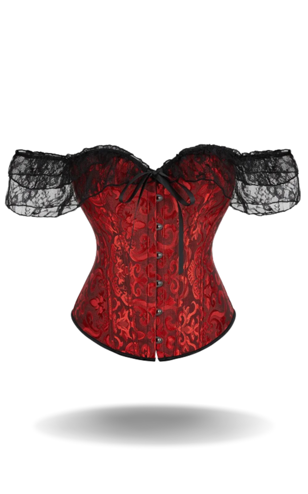 Bustier Corset Pirate à Motif