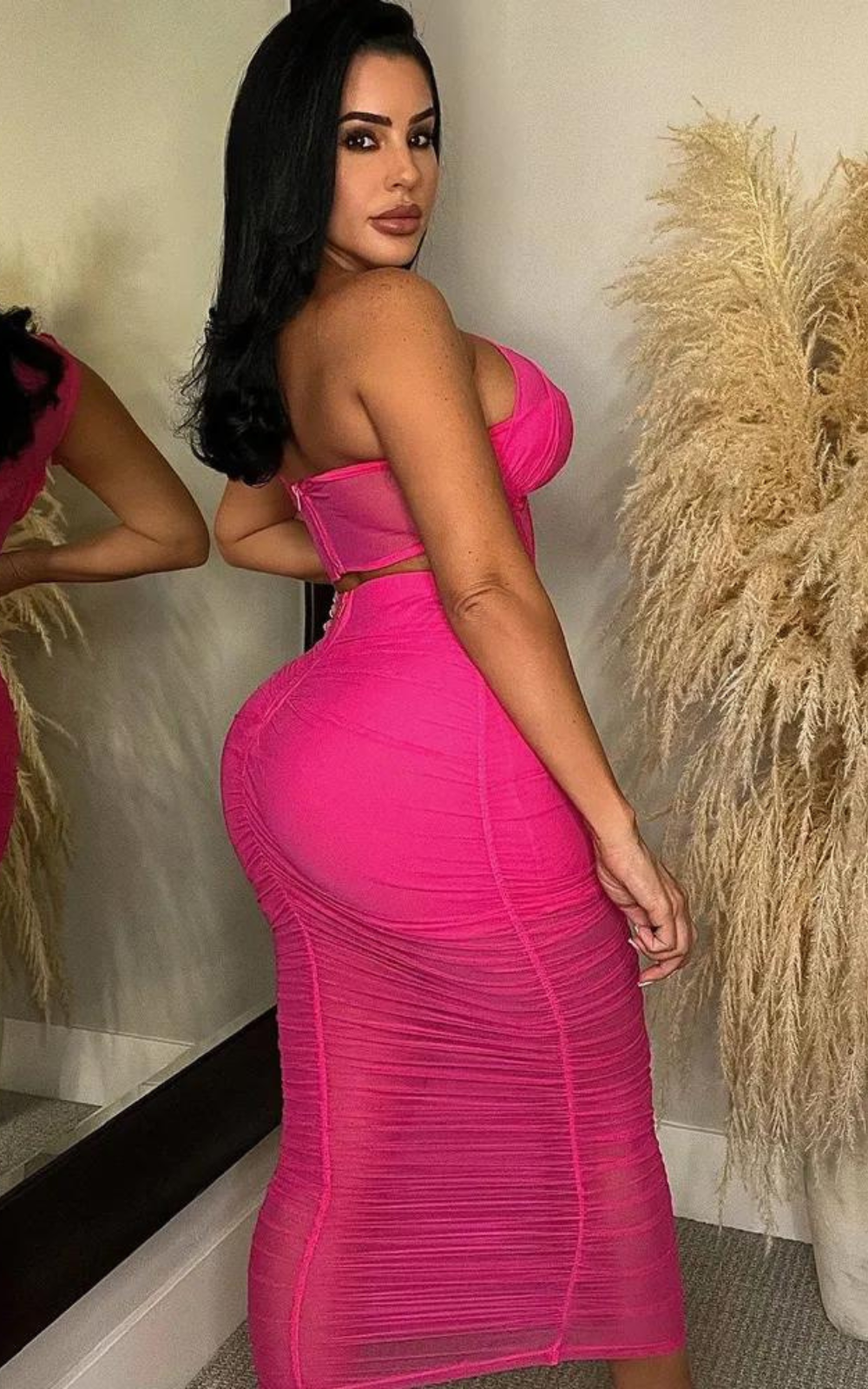 Corset Rose Deux Pièces