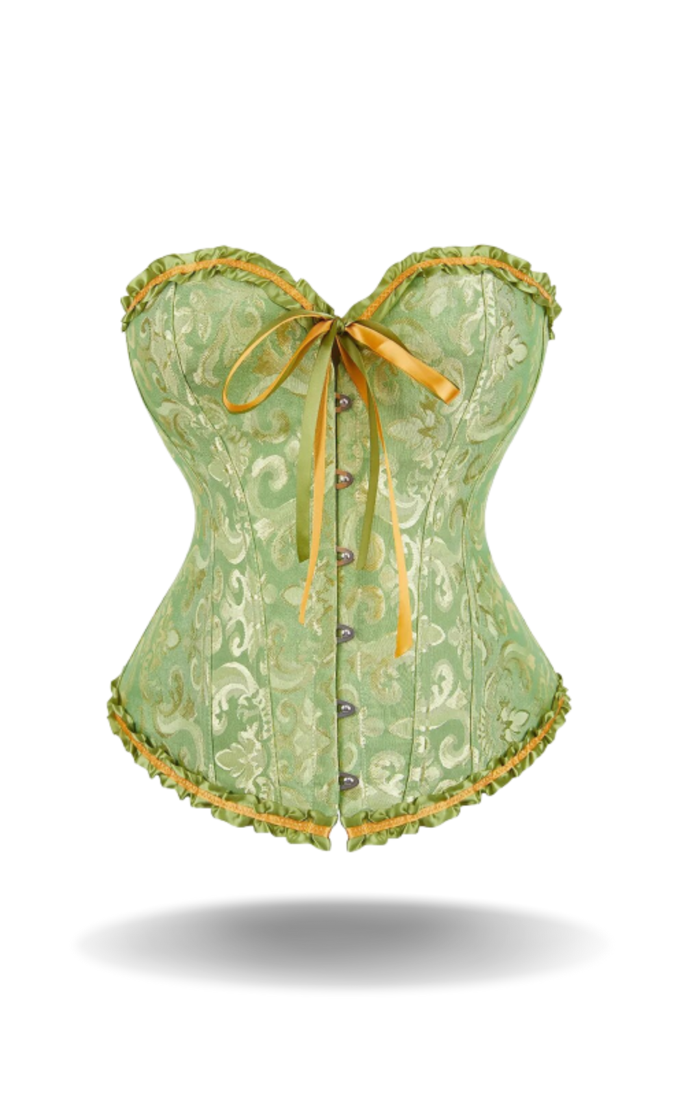 Bustier Corset à Dentelle Florale