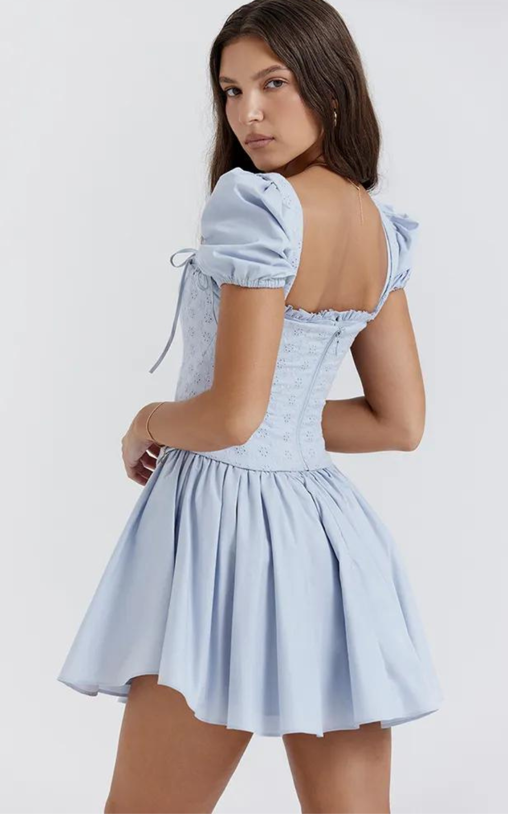 Corset Bleu pour l'Été