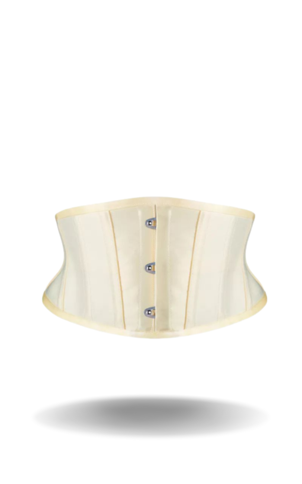 Corset Blanc Ceinture en Satin