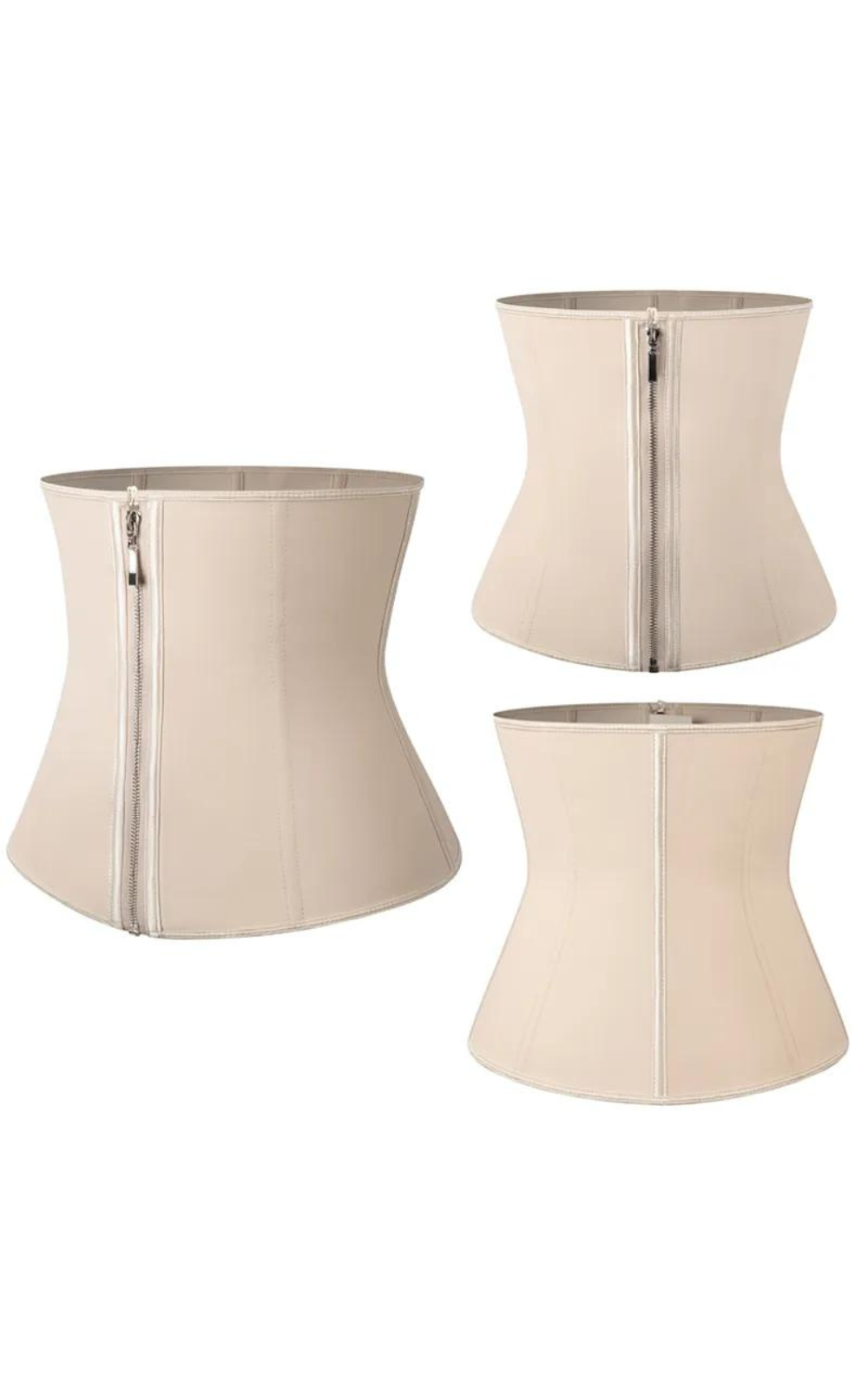 Corset Blanc Ceinture