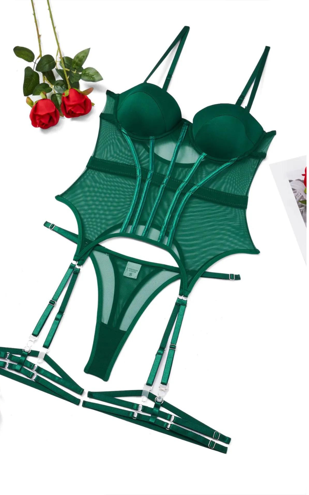 Corset Vert Lingerie