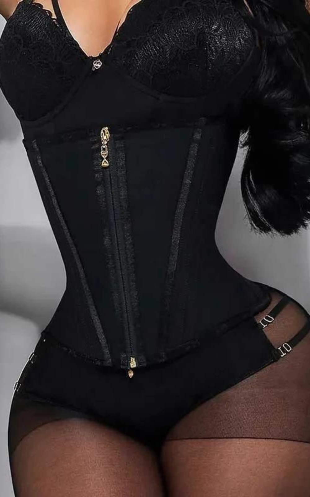 Corset Noir Minceur Femme