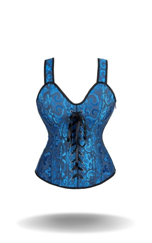 Bustier Corset Bleu