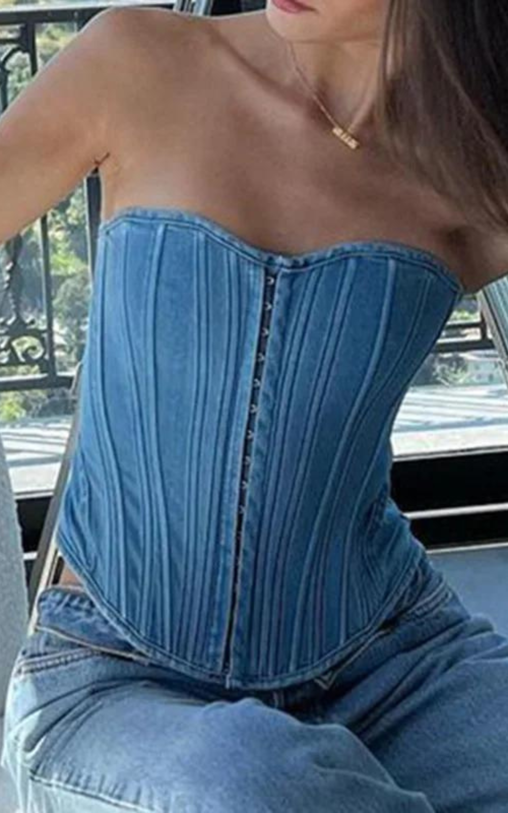 Corset en Jean Mince