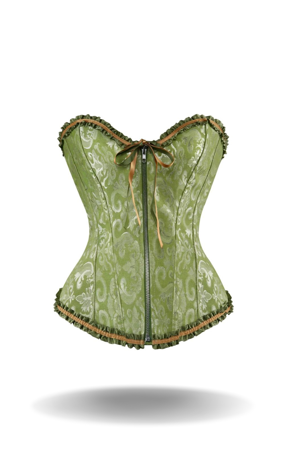 Bustier Corset à Fermeture Éclair