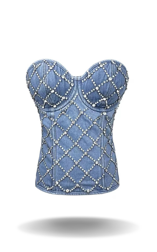 Corset en Jean Diamant