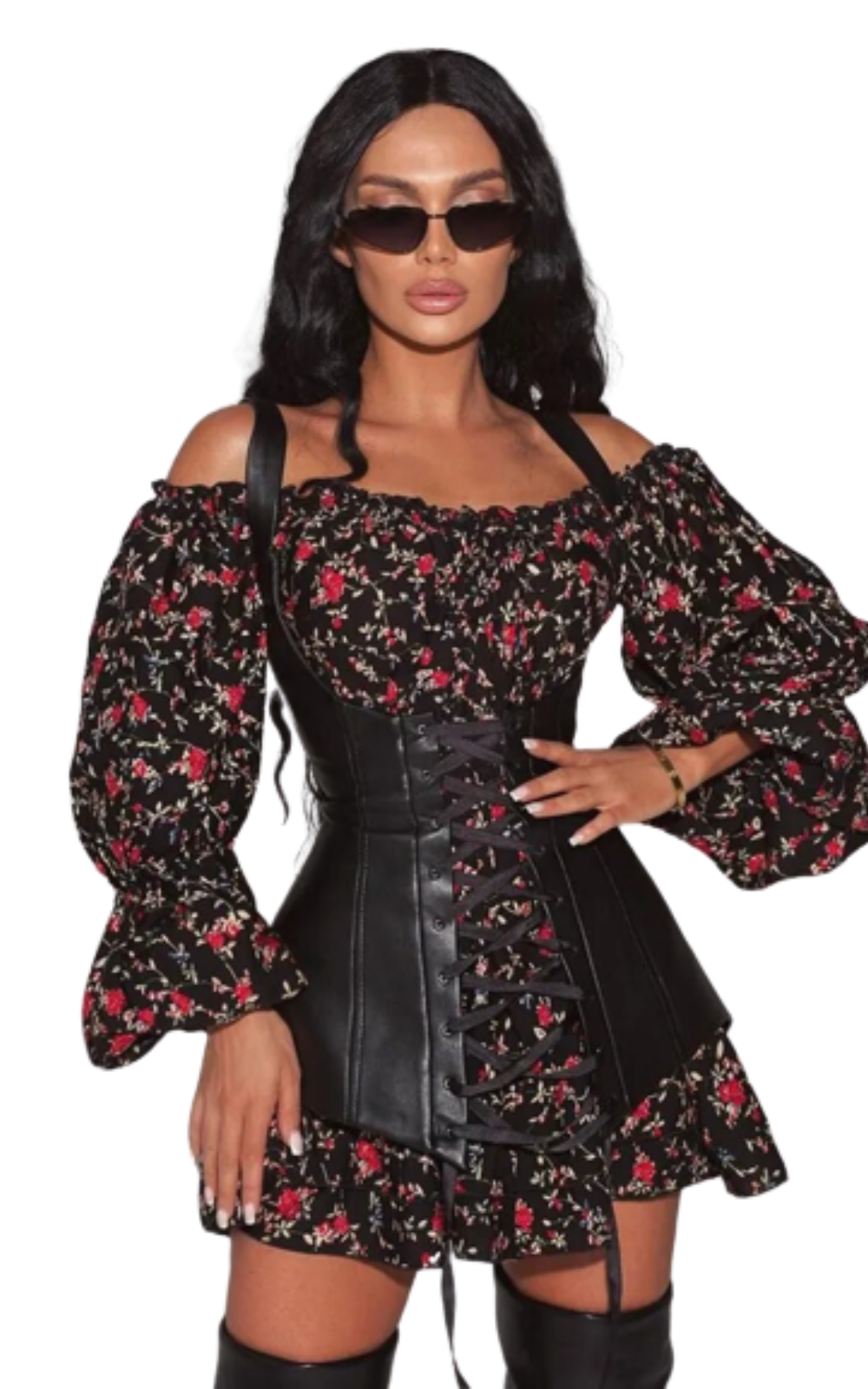 Robe Corset Fleuri