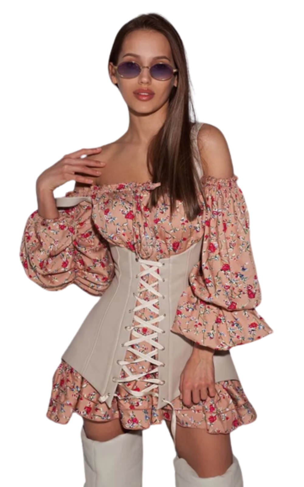 Robe Corset Fleuri