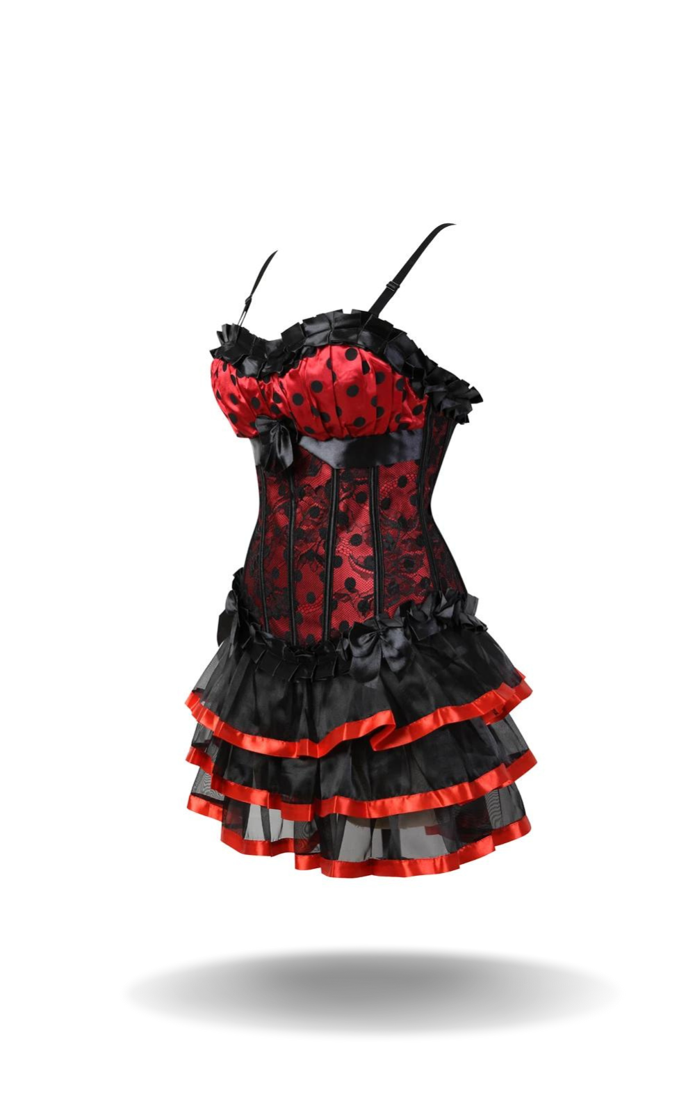 Corset Rouge Gothique