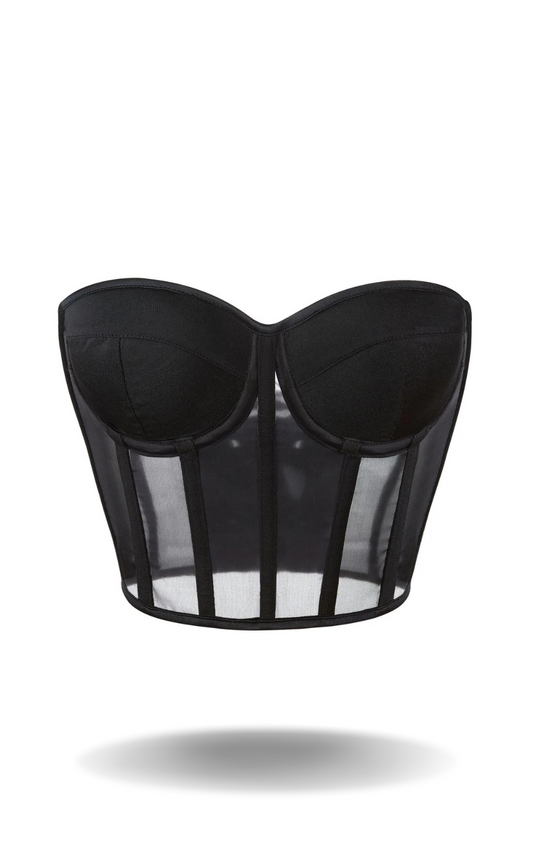 Corset Noir Bustier