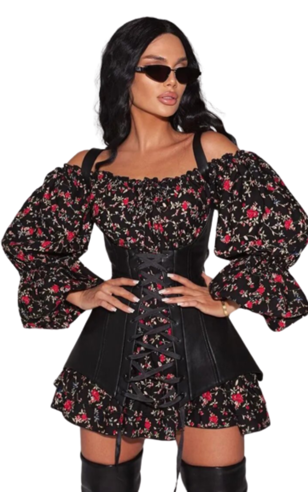 Robe Corset Fleuri