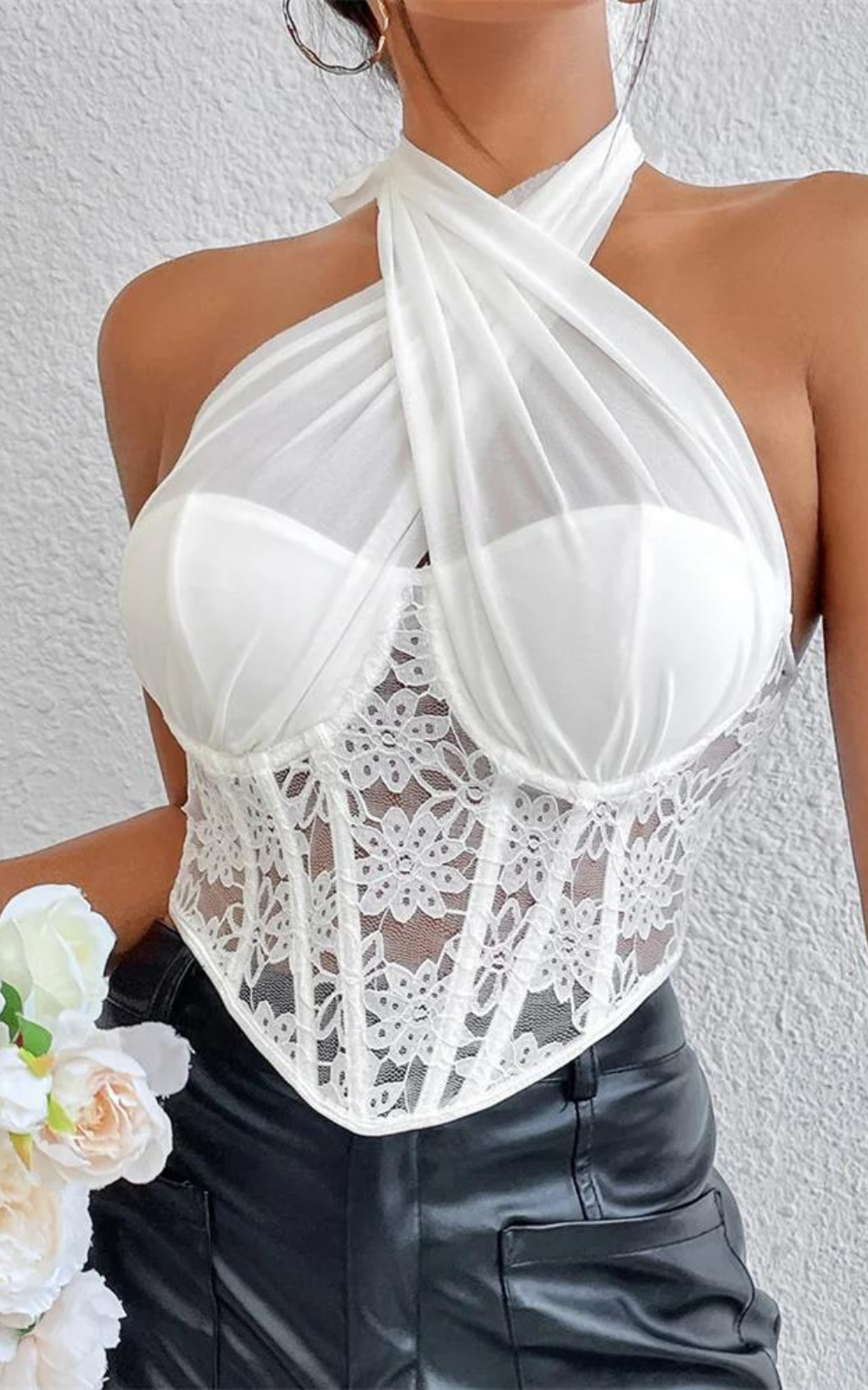 Corset Blanc Femme