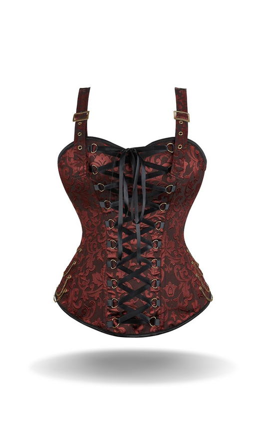 Corset Marron avec Bretelles