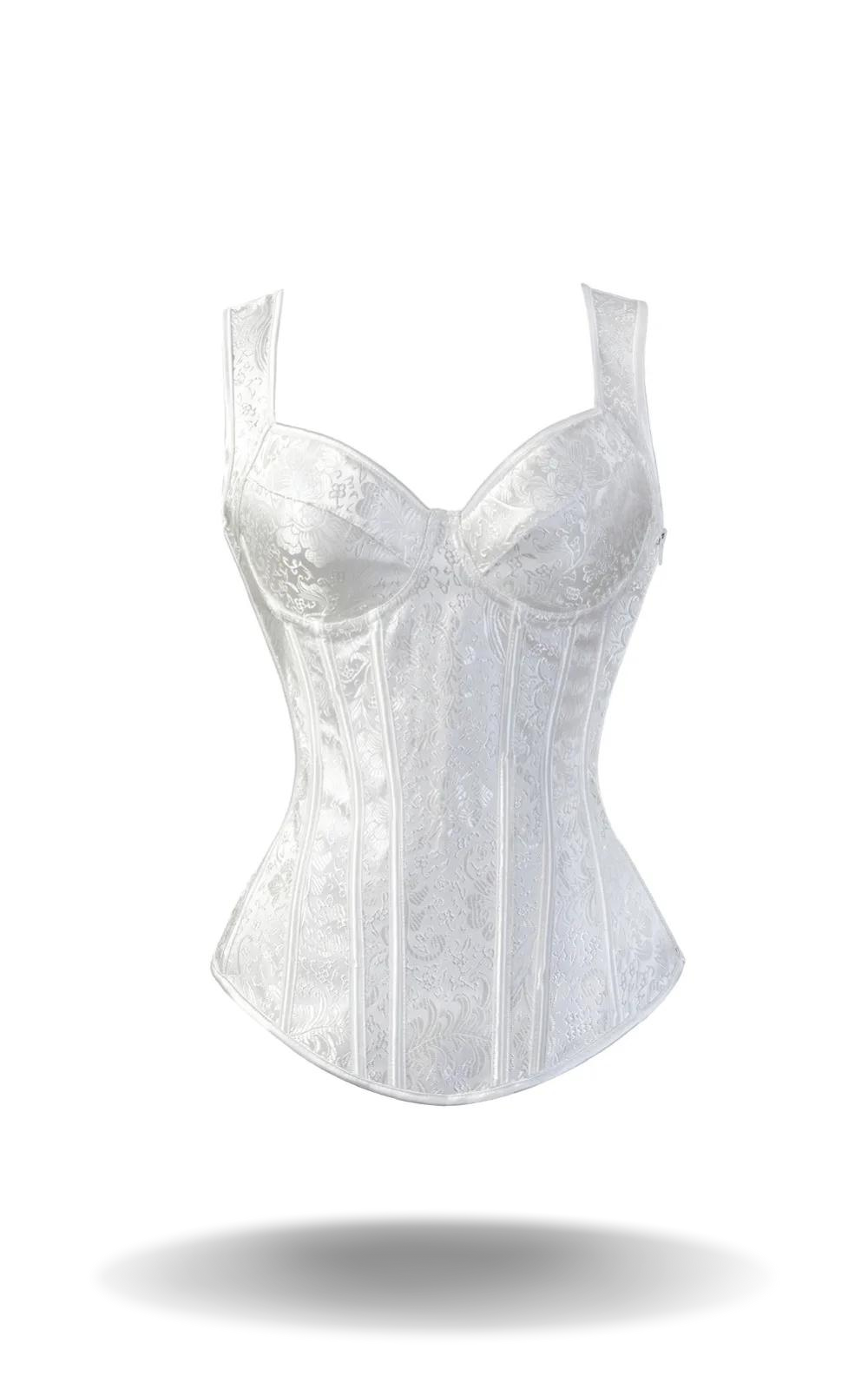 Corset Satin Blanc