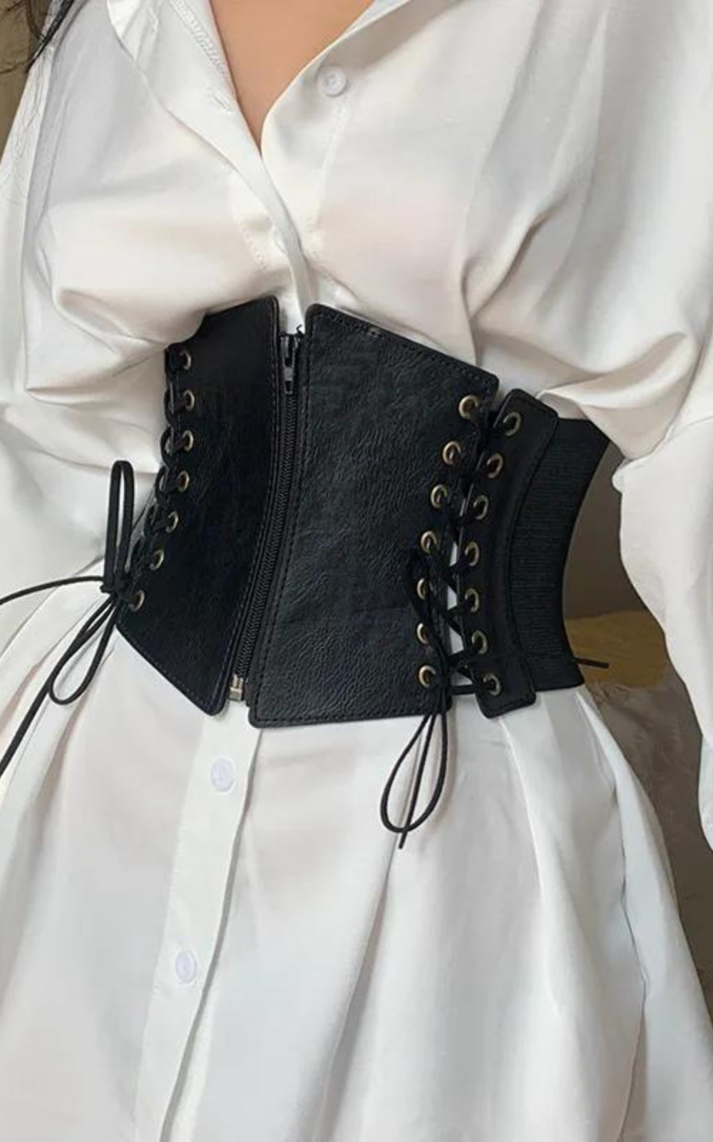 Corset Cuir Femme