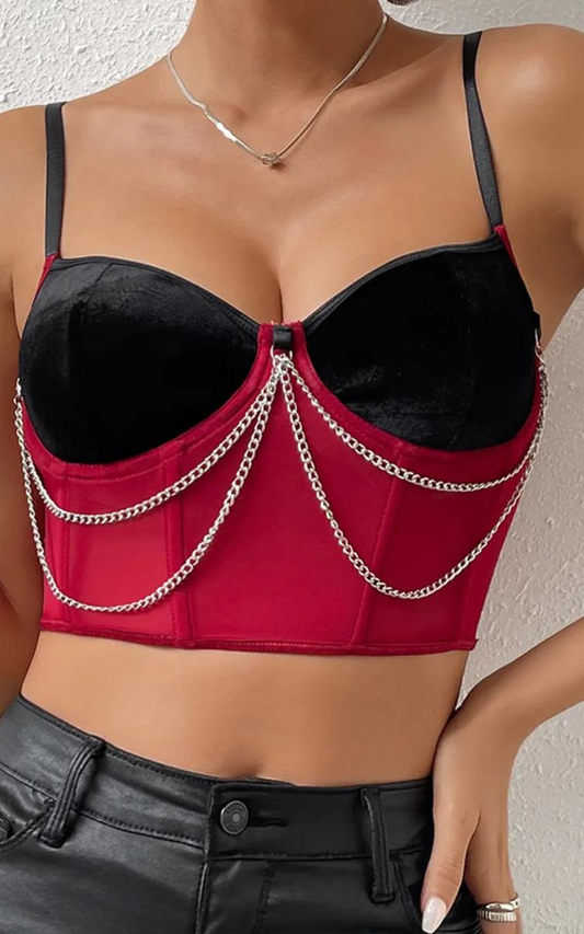 Soutien-Gorge Corset Chaîne