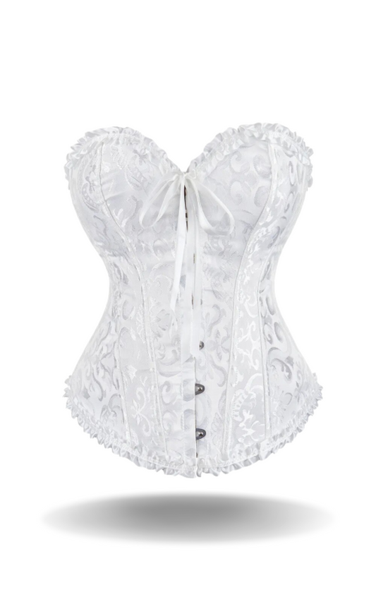 Corset Blanc Bustier