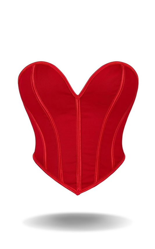 Bustier Corset Rouge