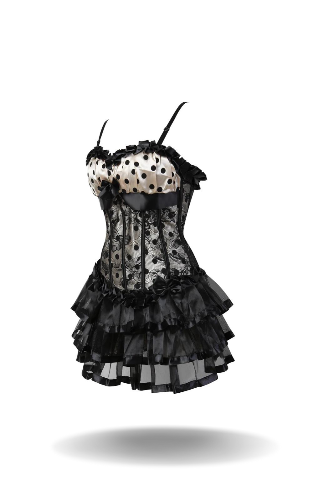 Corset Blanc Gothique