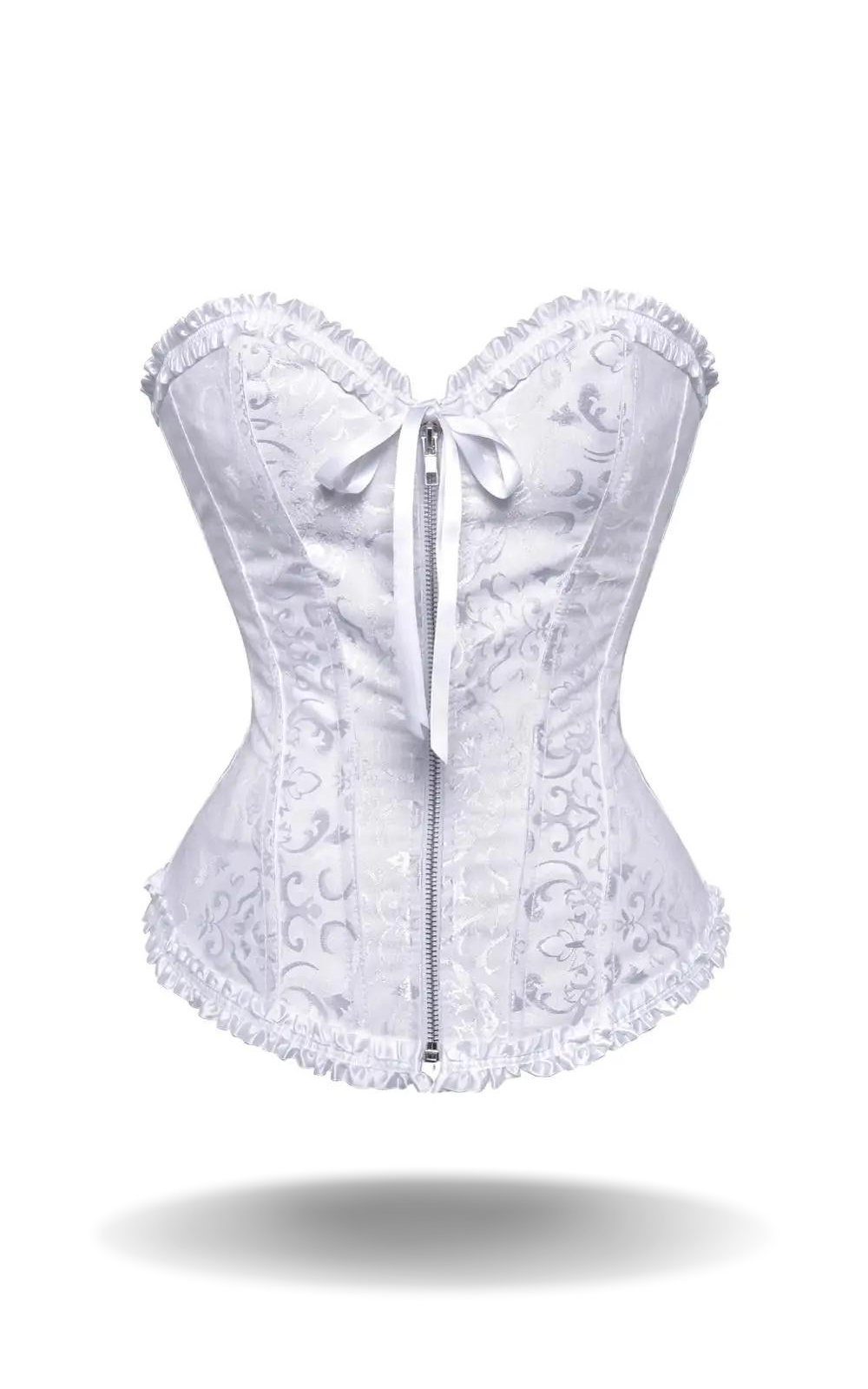 Bustier Corset à Fermeture Éclair