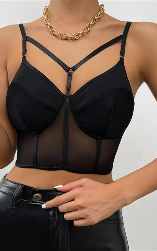 Soutien-Gorge Corset Noir