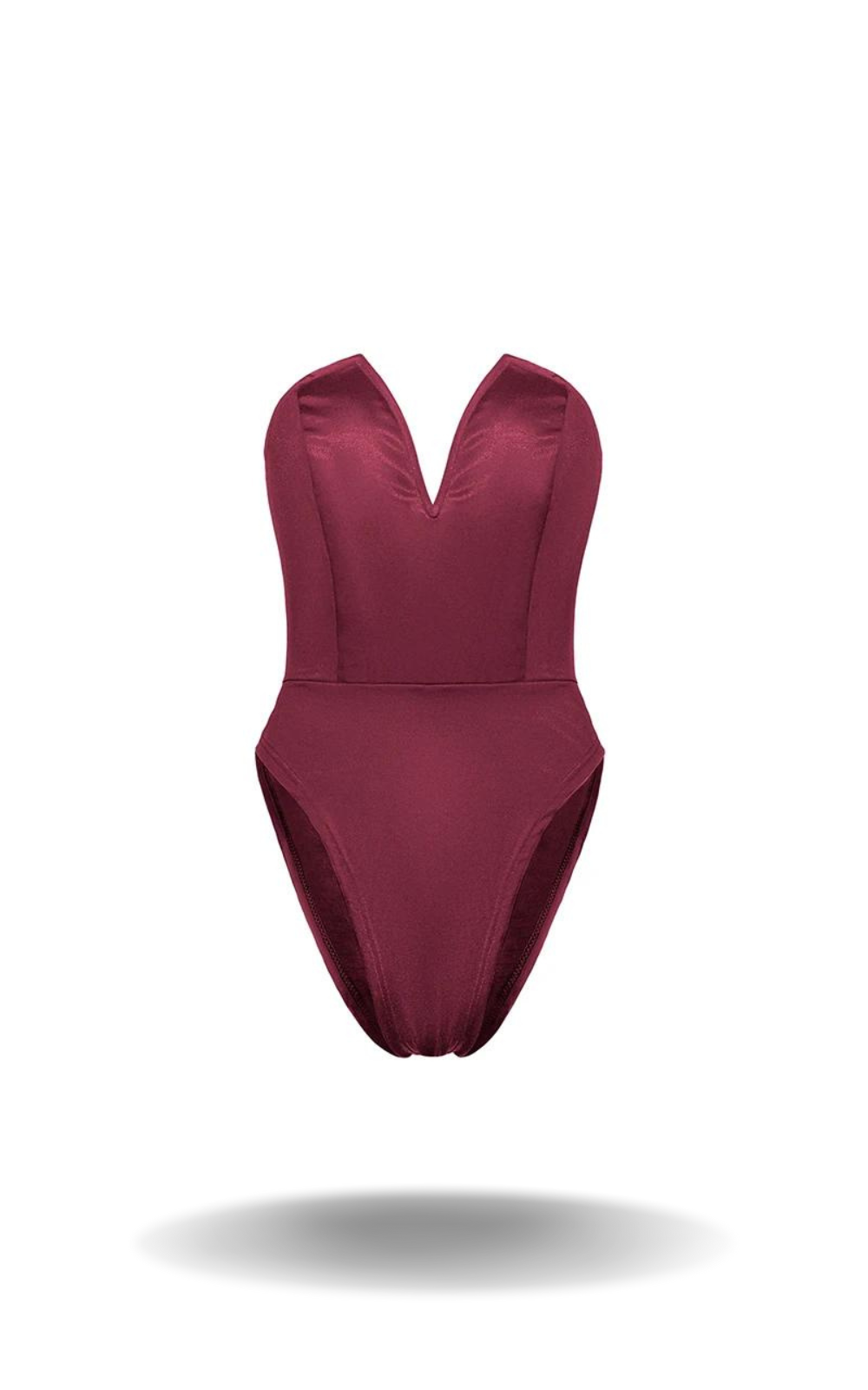 corset rouge bordeaux body