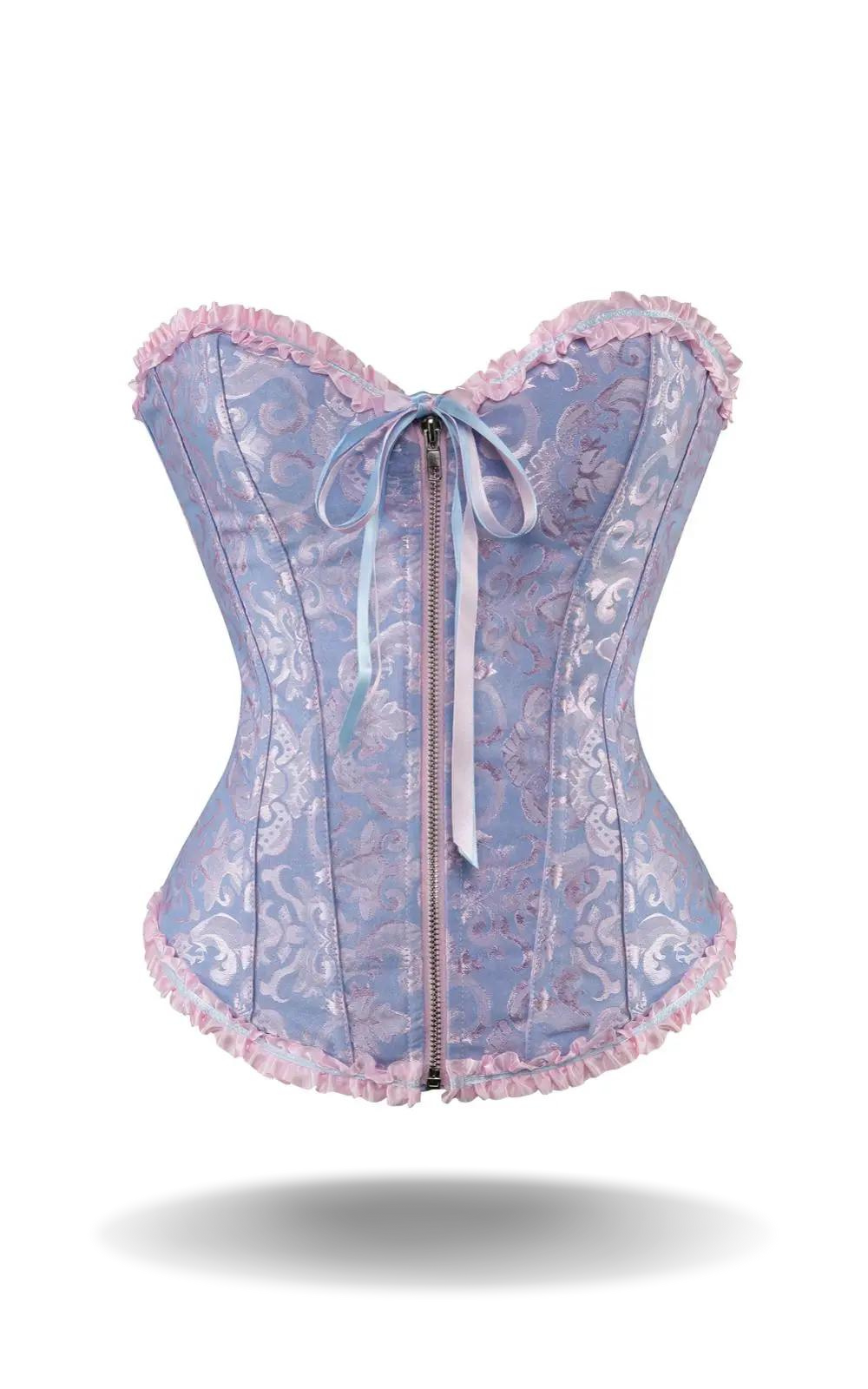 Bustier Corset à Fermeture Éclair