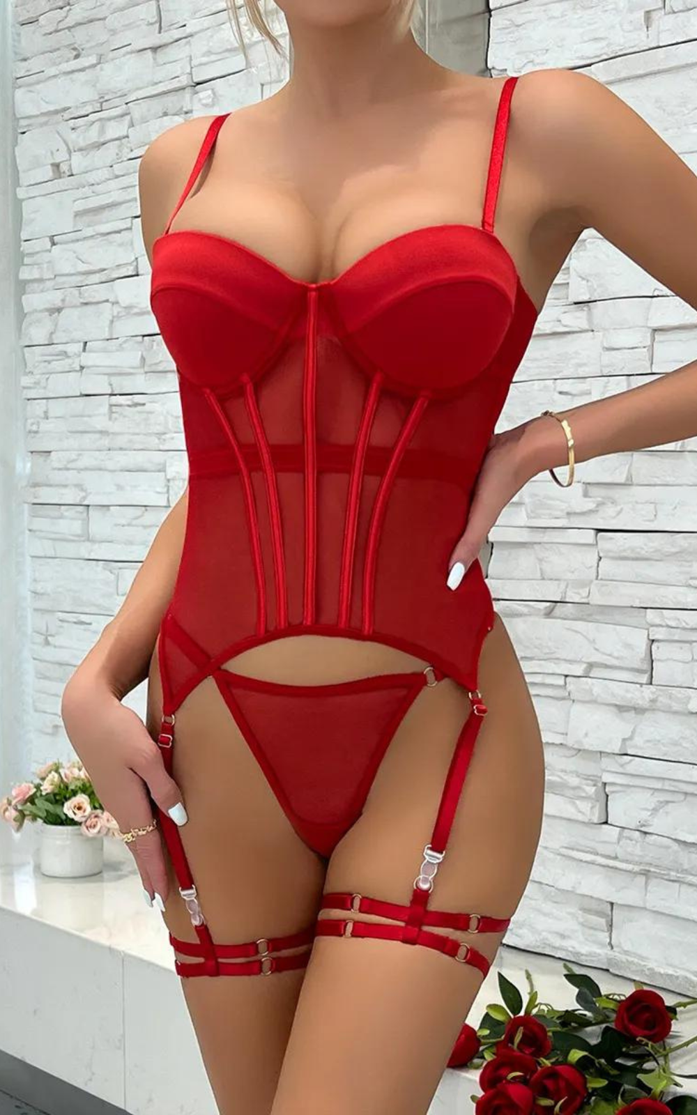 Corset Rouge Lingerie